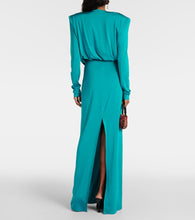 Magda Butrym Draped jersey maxi dress