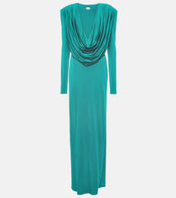 Magda Butrym Draped jersey maxi dress. Magda Butrym 垂褶针织长裙