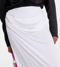 Magda Butrym Draped jersey maxi skirt