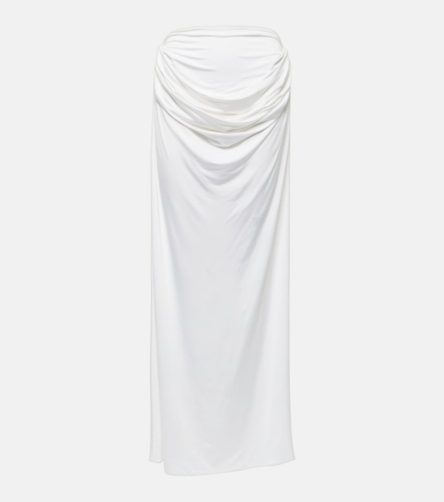 Magda Butrym Draped jersey maxi skirt - Magda Butrym 垂褶针织长裙