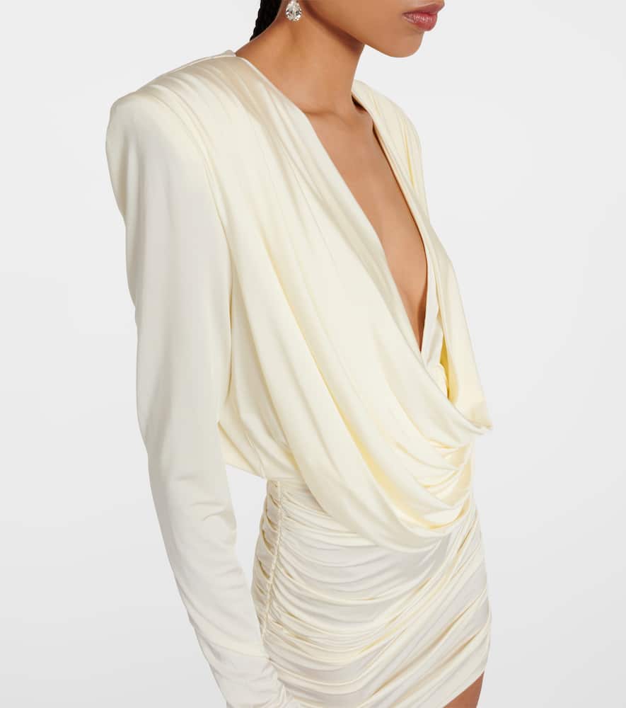 Magda Butrym Draped jersey minidress