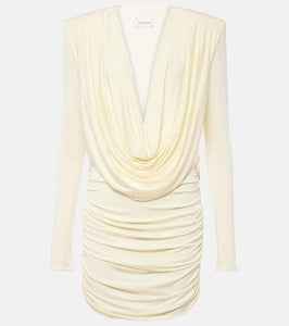 Magda Butrym Draped jersey minidress