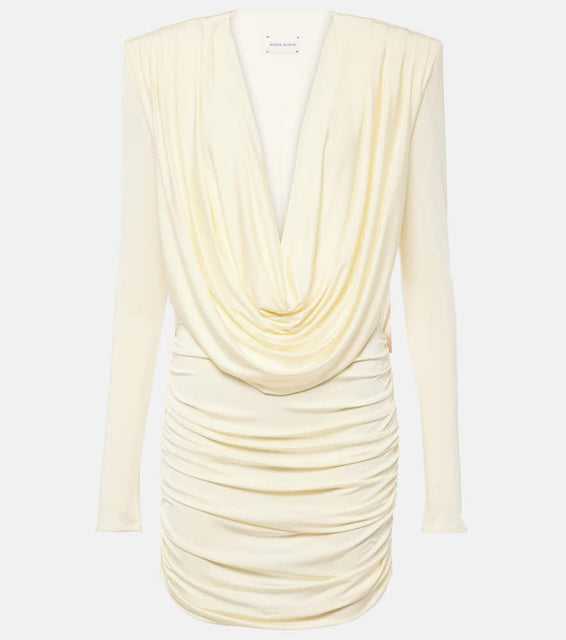 Magda Butrym Draped jersey minidress