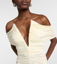 Magda Butrym Draped off-shoulder minidress