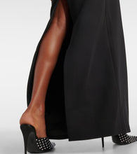 Magda Butrym Draped wool-blend bustier gown