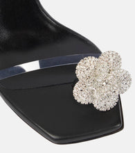 Magda Butrym Embellished leather and PVC sandals