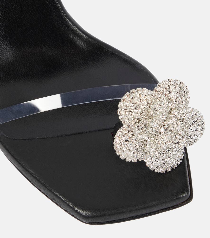 Magda Butrym Embellished leather and PVC sandals