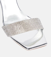 Magda Butrym Embellished leather-trimmed PVC mules