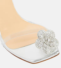 Magda Butrym Embellished metallic leather sandals