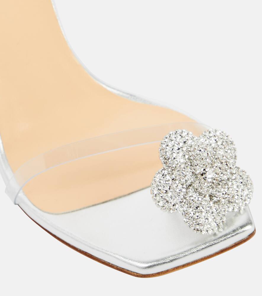 Magda Butrym Embellished metallic leather sandals