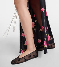Magda Butrym Embroidered mesh ballet flats
