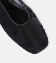 Magda Butrym Embroidered mesh ballet flats