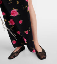Magda Butrym Embroidered mesh ballet flats