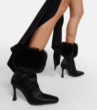 Magda Butrym Satin ankle boots