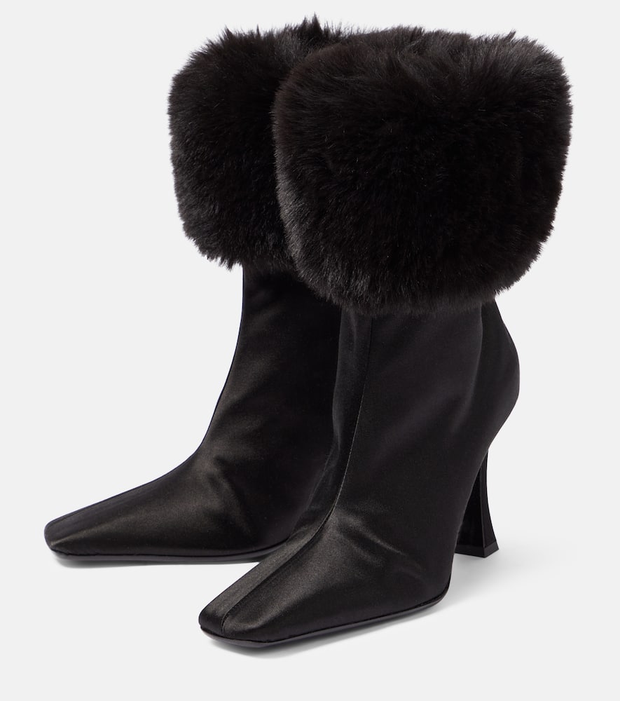 Magda Butrym Satin ankle boots