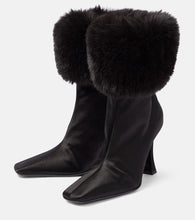 Magda Butrym Satin ankle boots