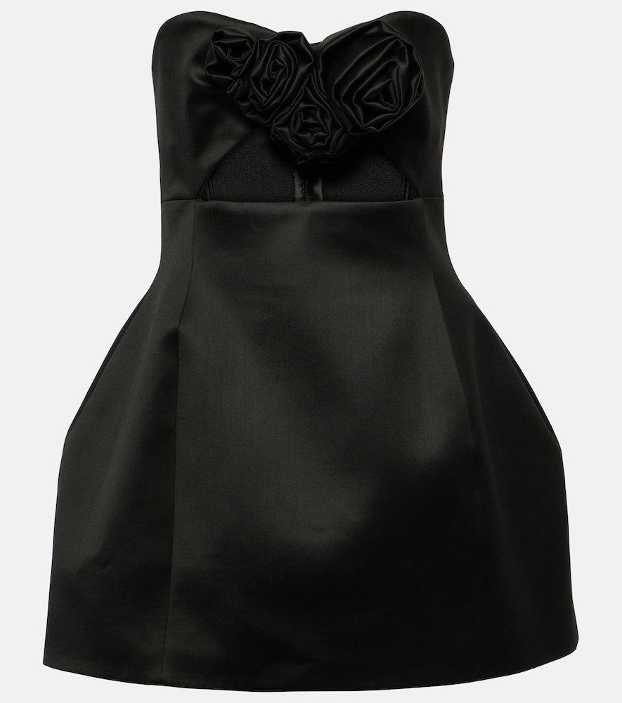 Magda Butrym Floral-appliqu√É¬© bustier minidress. Magda Butrym 花卉贴花紧身胸衣迷你连衣裙