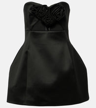 Magda Butrym Floral-appliqu√É¬© bustier minidress. Magda Butrym 花卉贴花紧身胸衣迷你连衣裙