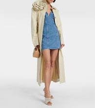 Magda Butrym Floral-appliqu√É¬© cotton gabardine trench coat