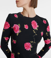 Magda Butrym Floral-appliqu√É¬© gathered maxi dress