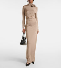Magda Butrym Floral-appliqu√É¬© gown
