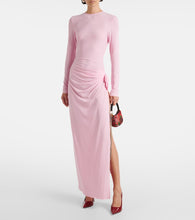 Magda Butrym Floral-appliqu√É¬© jersey gown