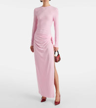Magda Butrym Floral-appliqu√É¬© jersey gown