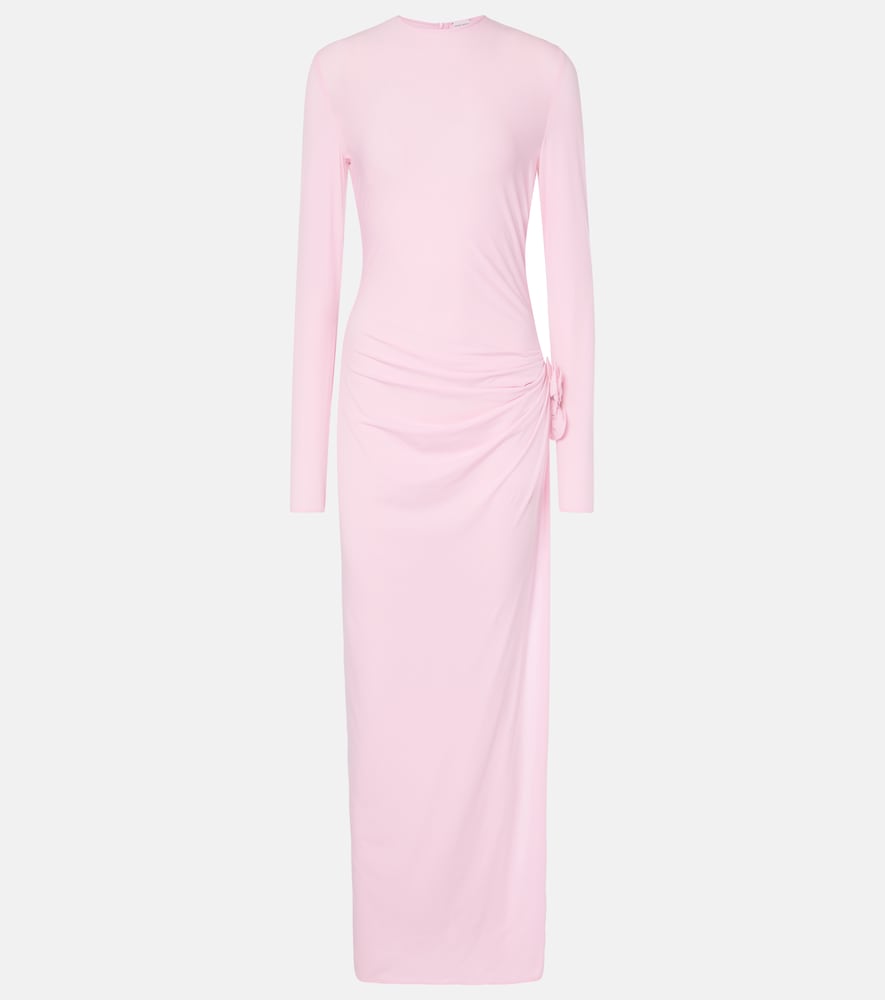 Magda Butrym Floral-appliqu√É¬© jersey gown. Magda Butrym 花卉贴花针织礼服