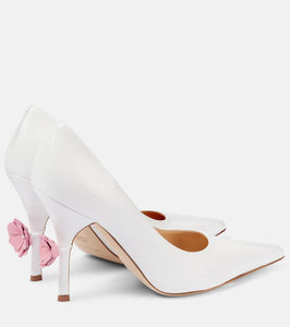 Magda Butrym Floral-appliqu√É¬© leather pumps