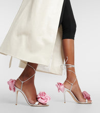 Magda Butrym Floral-appliqu√É¬© leather sandals