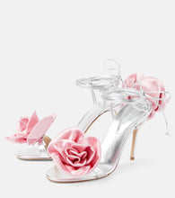 Magda Butrym Floral-appliqu√É¬© leather sandals