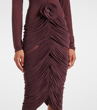 Magda Butrym Floral-appliqu√É¬© midi dress