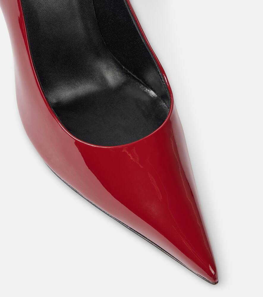 Magda Butrym Floral-appliqu√É¬© patent leather pumps