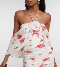 Magda Butrym Floral-appliqu√É¬© ruched minidress