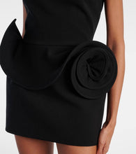 Magda Butrym Floral-appliqu√É¬© ruffled minidress