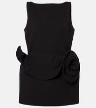 Magda Butrym Floral-appliqu√É¬© ruffled minidress