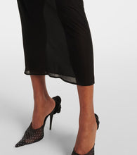 Magda Butrym Floral-appliqu√É¬© sheer cocktail dress