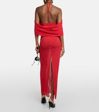 Magda Butrym Floral-appliqu√É¬© silk blend gown