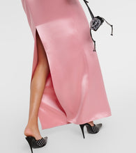Magda Butrym Floral-appliqu√É¬© silk satin gown