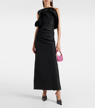 Magda Butrym Floral-appliqu√É¬© silk taffeta gown