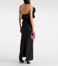 Magda Butrym Floral-appliqu√É¬© silk taffeta gown