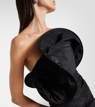 Magda Butrym Floral-appliqu√É¬© silk taffeta gown
