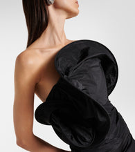 Magda Butrym Floral-appliqu√É¬© silk taffeta gown