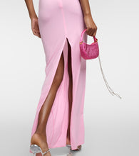 Magda Butrym Floral-appliqu√É¬© strapless maxi dress