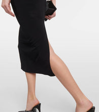 Magda Butrym Floral-appliqué cutout midi dress