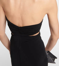 Magda Butrym Floral-appliqué cutout midi dress