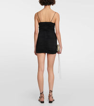 Magda Butrym Floral-appliqué ruched minidress