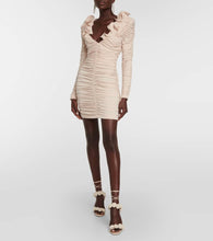 Magda Butrym Floral crochet and leather sandals