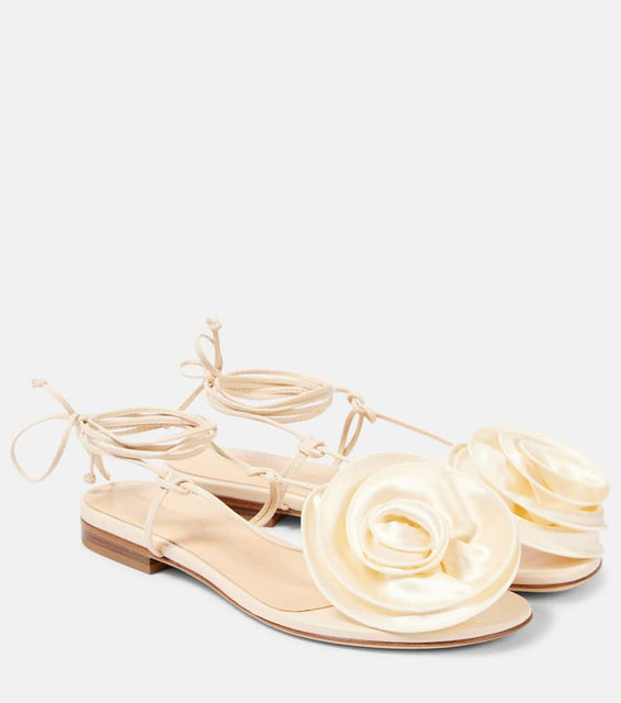 Magda Butrym Floral leather sandals