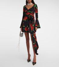 Magda Butrym Floral ruched minidress